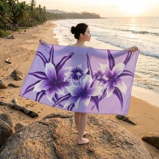 New Design Rayon Sarong Hand Painted by Balinese Artisans